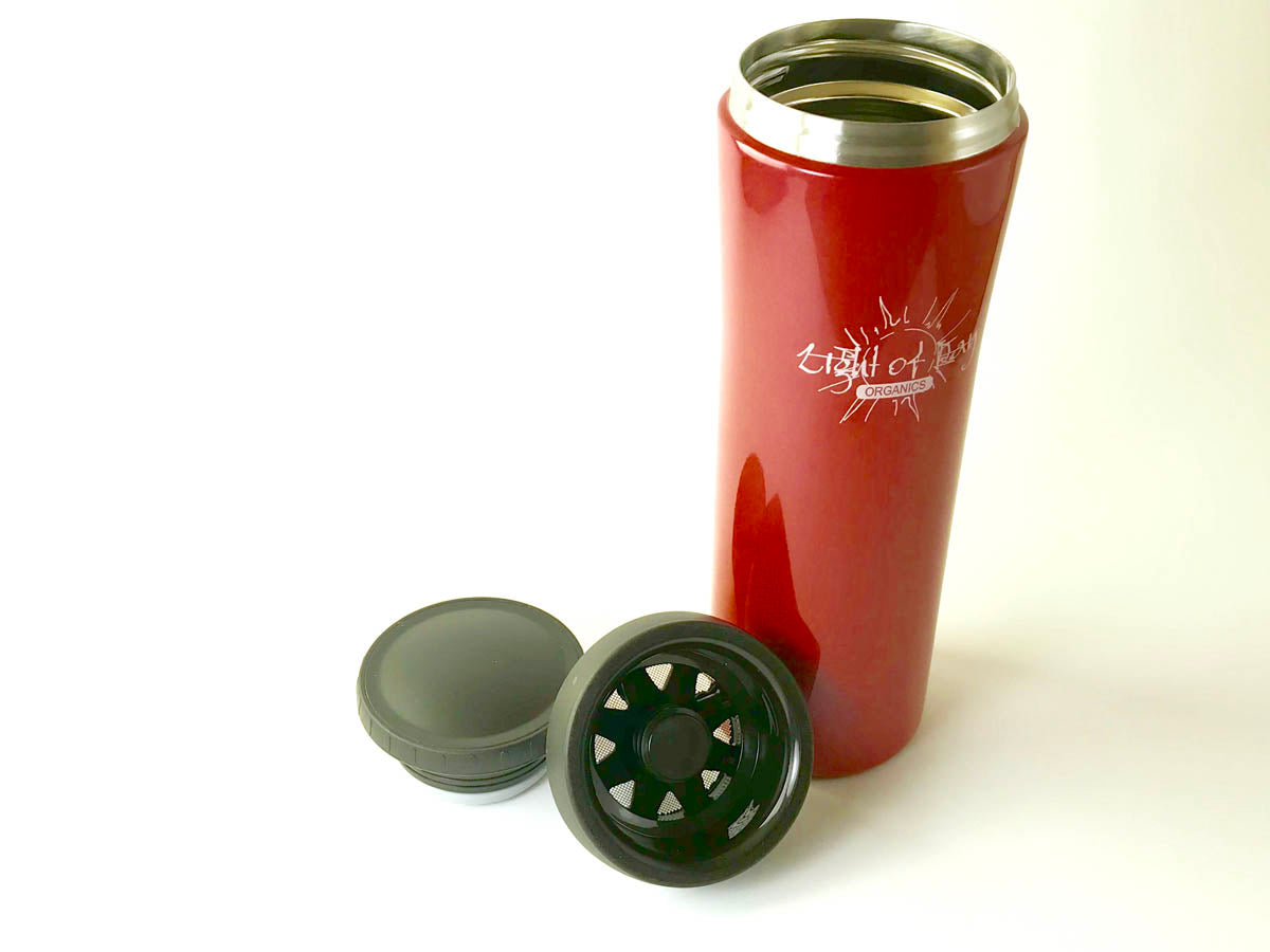 Traveler : Stainless, Insulated with Light of Day Logo
