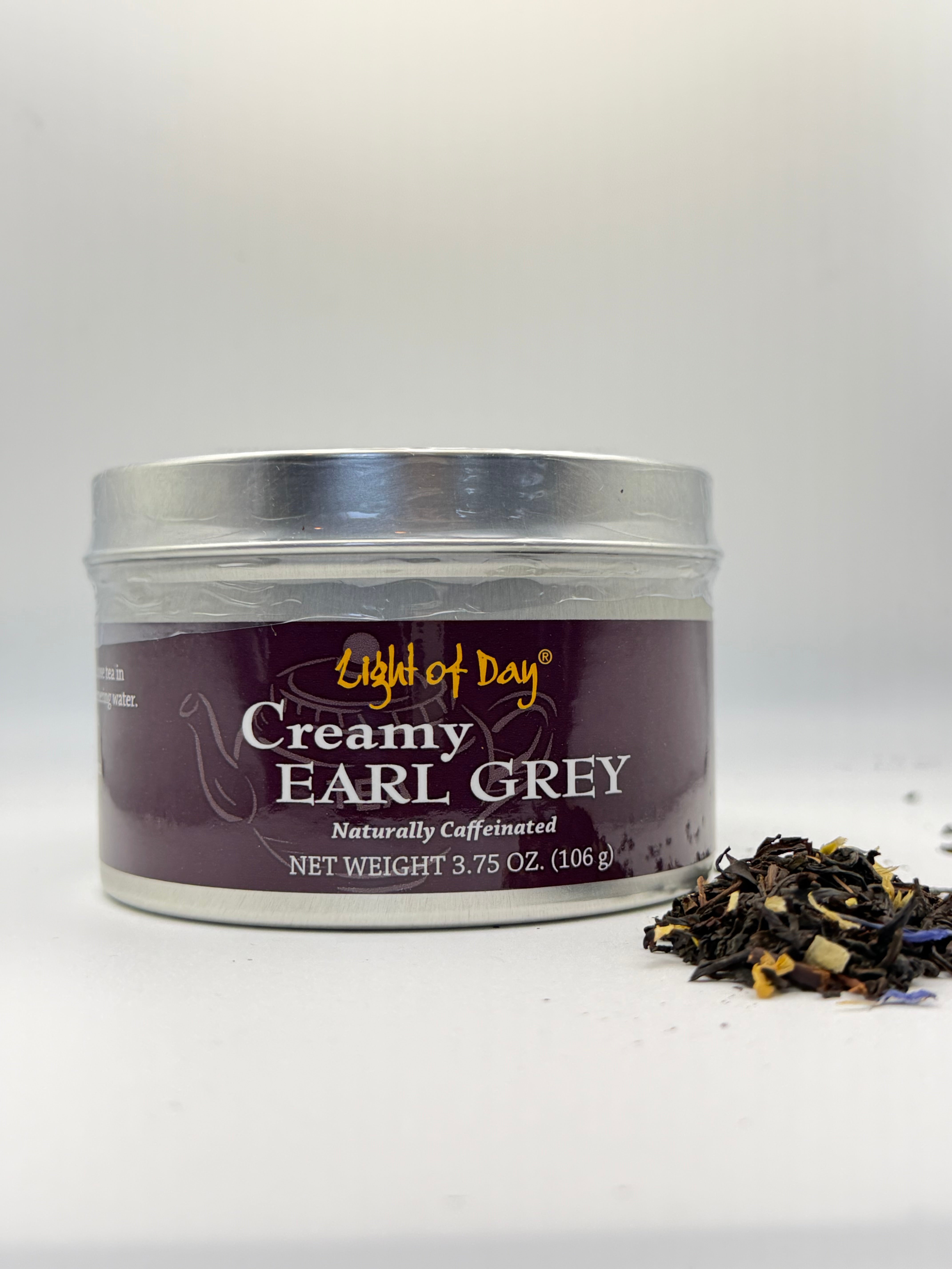 Creamy Earl Grey (Black Tea, Caffeinated) - Light of Day Organics