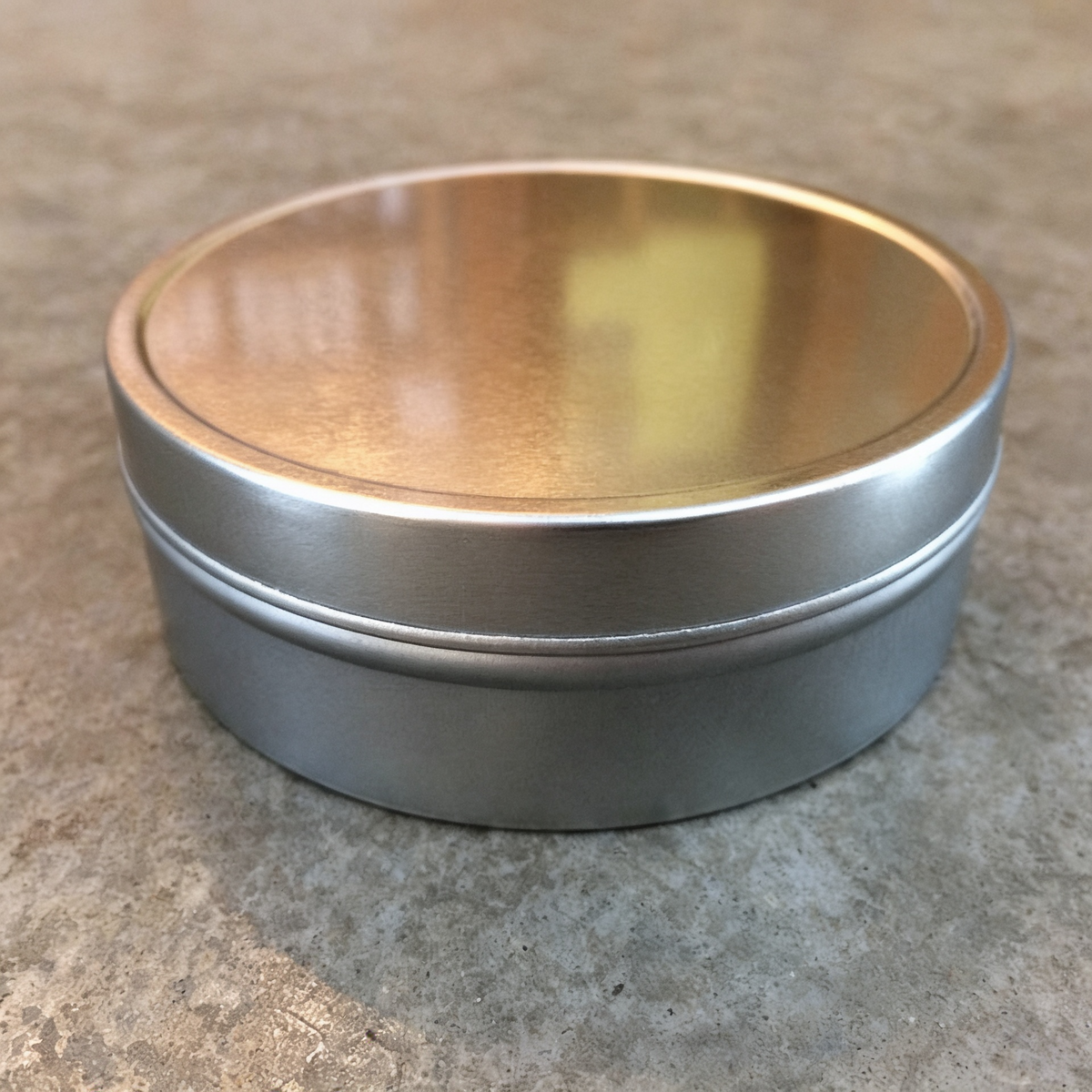 Tin- 8 oz. Tin-FLAT-empty