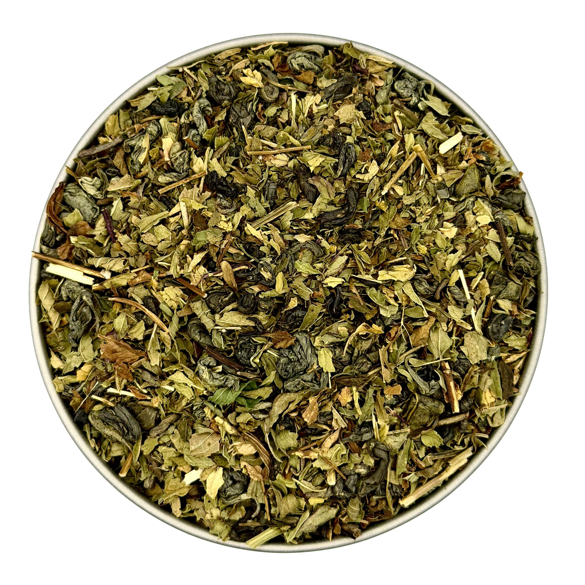 Minty-Green Gunpowder Pearls (Green Tea, Caffeinated)