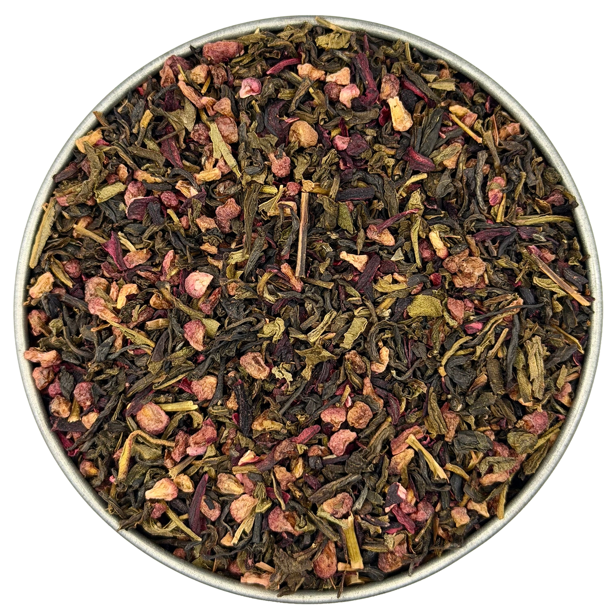 Red Raspberry Green (Green Tea, Caffeinated, Chakra #1)