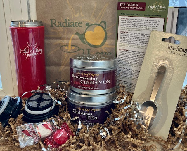 Christmas Tea Bundle #2  (Christmas Tea, Heartwarming Cinnamon Teas, Tea Traveler, Scoop)