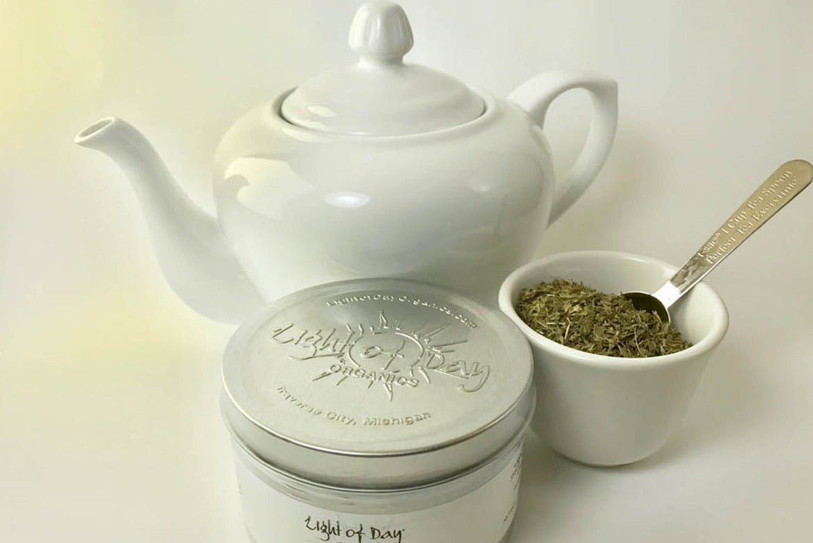 Spearmint Leaf Tea (100% Grown Here) - Light of Day Organics